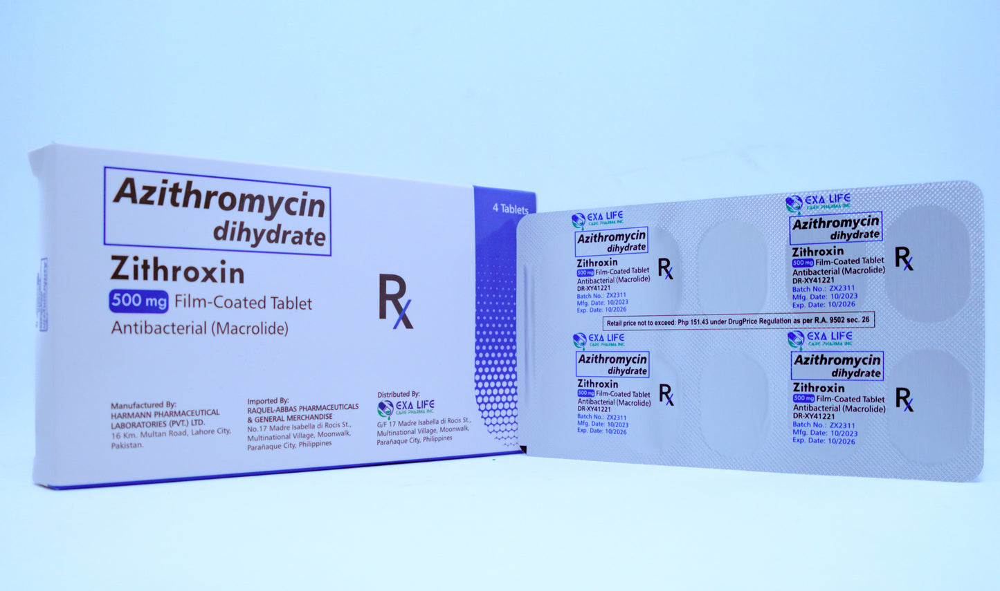 ZITHROXIN Azithromycin Dihydrate
